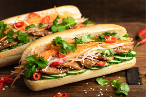 Study Abroad in Vietnam - Banh Mi Sandwich